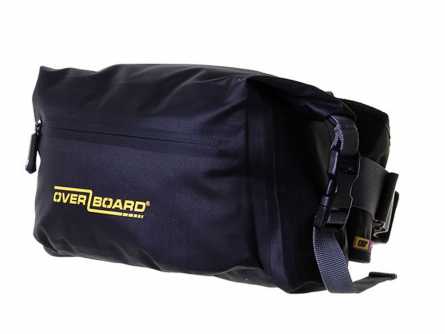 OverBoard OB1164BLK - Ультралегкая большая водонепроницаемая поясная сумка – 4 литра